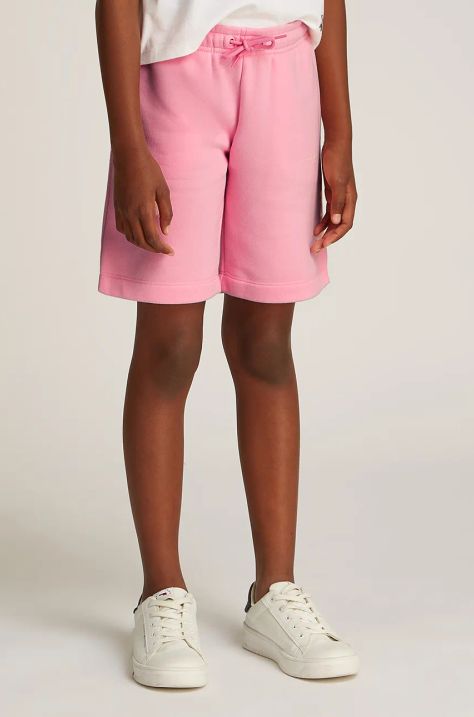 Tommy Hilfiger shorts bambino/a colore rosa  KS0KS00627