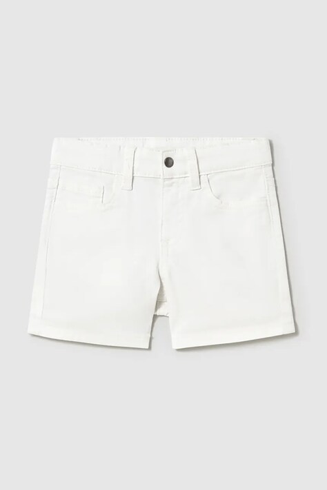 Mayoral pantaloni scurti copii culoarea alb, 206