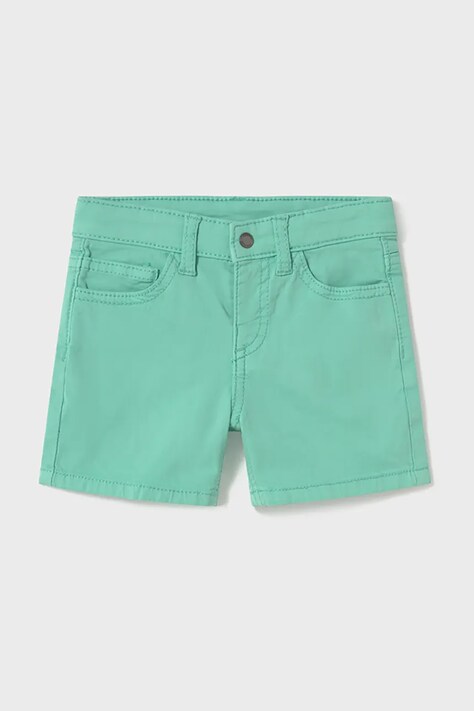 Mayoral pantaloni scurti copii culoarea turcoaz, 206