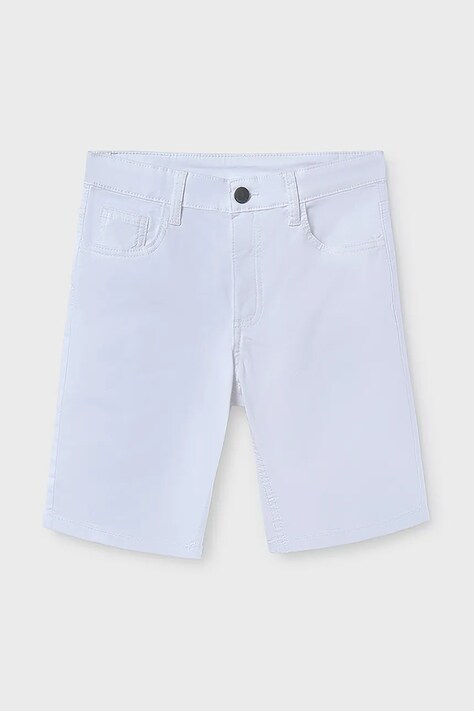 Mayoral pantaloni scurti copii culoarea alb, 231