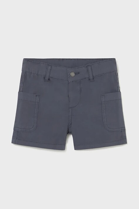 Mayoral pantaloni scurti copii cargo culoarea albastru marin, talie reglabila, 1245