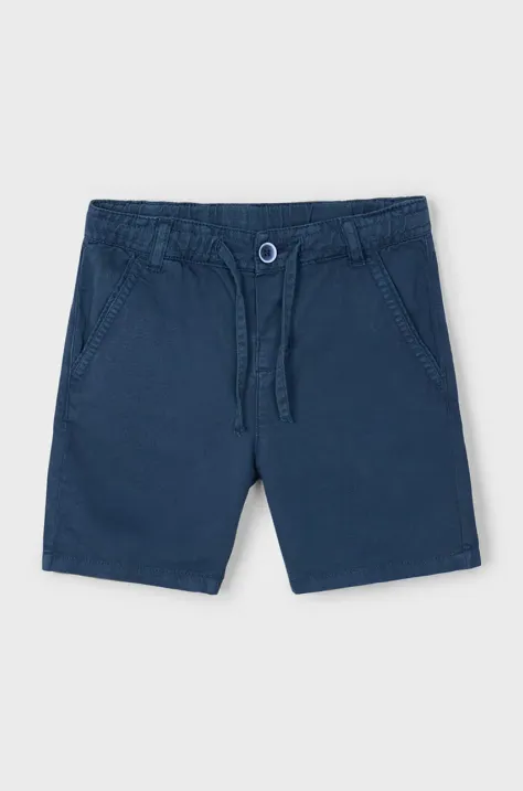 Mayoral shorts con aggiunta di lino bambino/a colore blu navy  3226