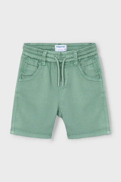 Mayoral pantaloni scurți copii culoarea verde, 3227