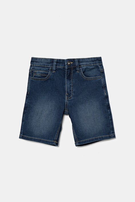 Dětské riflové kraťasy Mayoral soft denim tmavomodrá barva, 6203