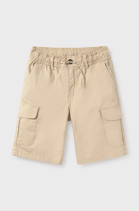 Mayoral shorts con aggiunta di lino bambino/a cargo colore beige  6208