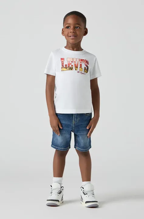 Levi's shorts in jeans bambino/a NEW 511 SLIM FIT DENIM SHORT colore blu  8EM374