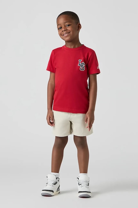 Dětské kraťasy Levi's XX AUTHENTIC CHINO SHORTS béžová barva, nastavitelný pas, 8EM375