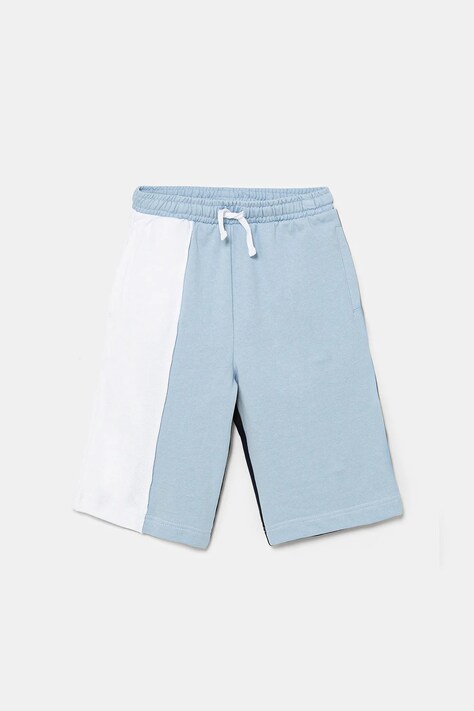 Dětské bavlněné šortky Guess modrá barva, nastavitelný pas, L5GD07 KA6R4