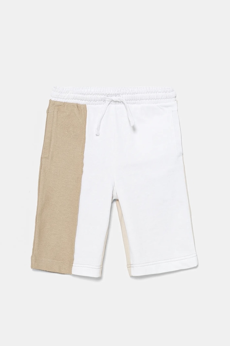 Dětské bavlněné šortky Guess hnědá barva, nastavitelný pas, L5GD07 KA6R4