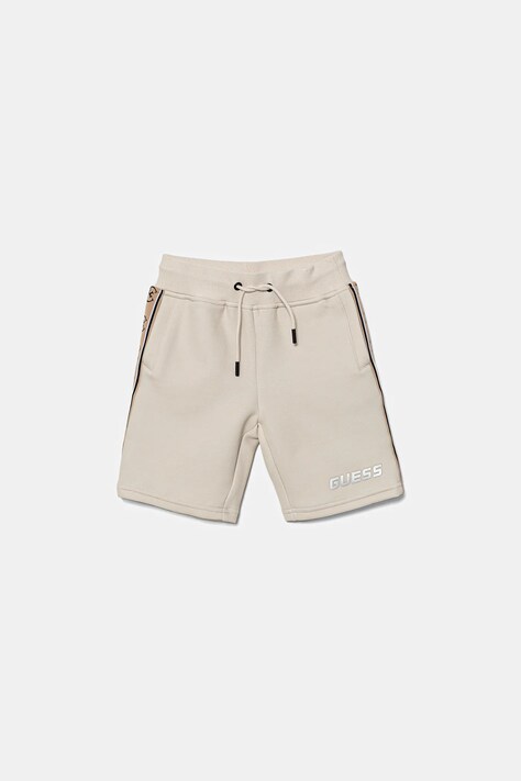 Guess pantaloni scurți copii culoarea bej, talie reglabila, L5GD19 KB3P2