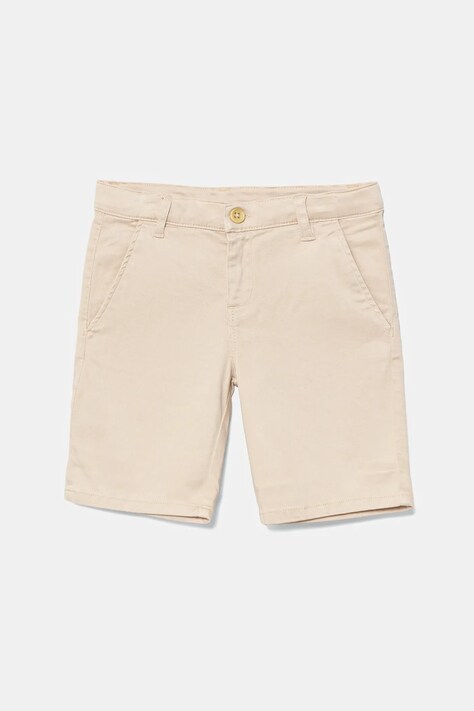 Guess pantaloni scurți copii culoarea bej, talie reglabila, N5GD15 WF7H0