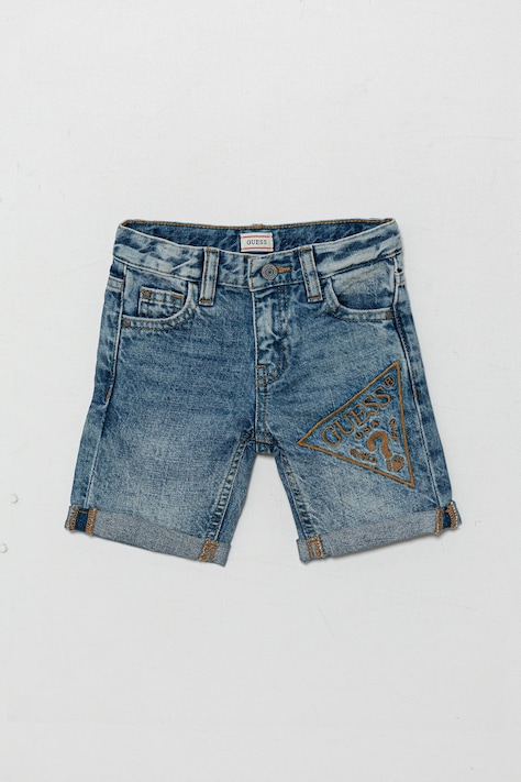 Guess szorty jeansowe dziecięce kolor niebieski N5GD16 D41E0
