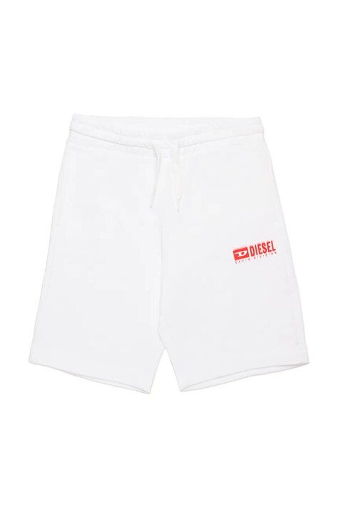 Diesel gyerek pamut rövidnadrág PBASESHORT SHORTS fehér, J02236