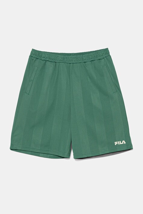 Fila pantaloni scurți copii IGGINGEN culoarea verde, talie reglabila, FAT0671