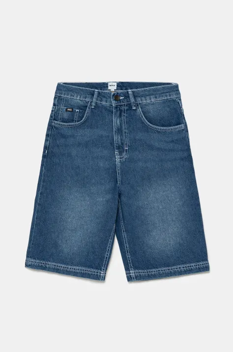 BOSS pantaloni scurti din denim pentru copii J51994