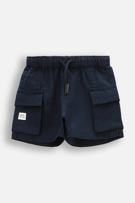 Coccodrillo pantaloni scurți culoarea bleumarin, talie reglabilă, HOLIDAY SPLASH BOY NEWBORN