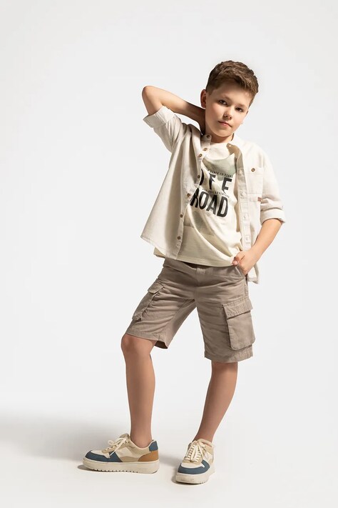 Coccodrillo szorty kolor beżowy WILD SAFARI BOY JUNIOR