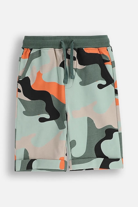 Шорты Coccodrillo цвет зелёный регулируемая талия WILD SAFARI BOY JUNIOR