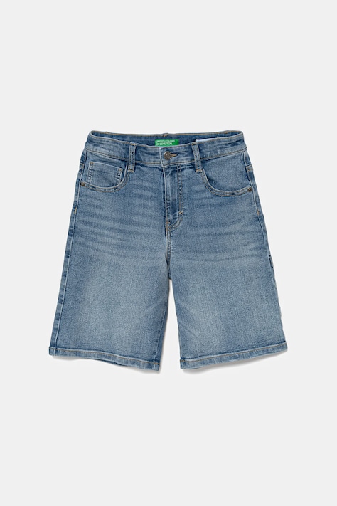 Dětské riflové kraťasy United Colors of Benetton modrá barva, nastavitelný pas, 4PORC903I
