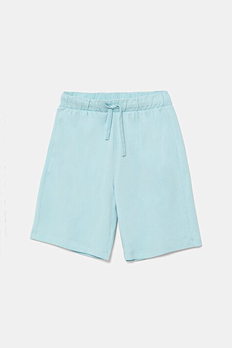 Παιδικό βαμβακερό σορτς United Colors of Benetton χρώμα: μπλε, 3BL0C903L