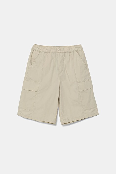 United Colors of Benetton pantaloni scurți copii culoarea bej, talie reglabila, 4L2VC9046