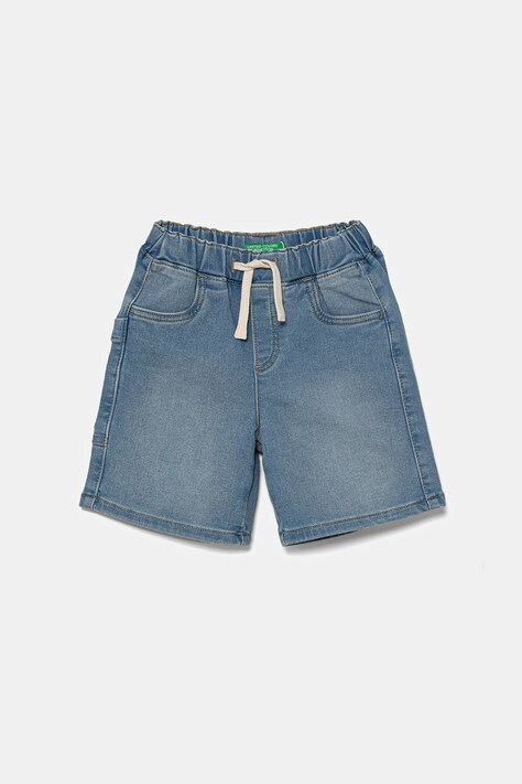 United Colors of Benetton pantaloni scurți din denim pentru bebeluși talie reglabila, 44LGG9032