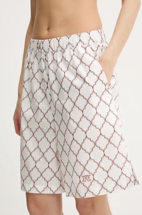 Βαμβακερό σορτς παραλίας Max Mara Beachwear χρώμα: άσπρο, 2516141029600