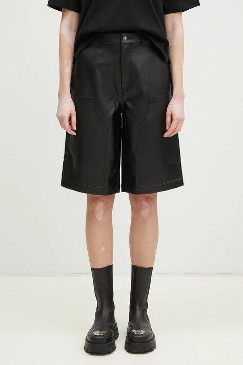 Carhartt WIP szorty Norwich DK Short damskie kolor czarny gładkie high waist I034448.89XX