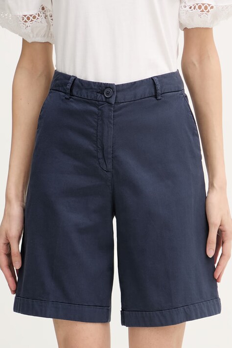 United Colors of Benetton bermudy damskie granatowe 4CDRD901W