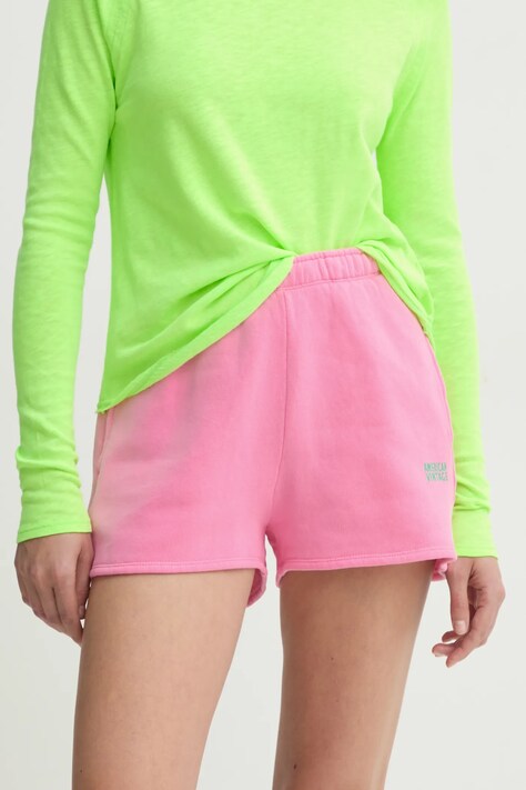 American Vintage pantaloncini donna colore rosa IZU09AE25