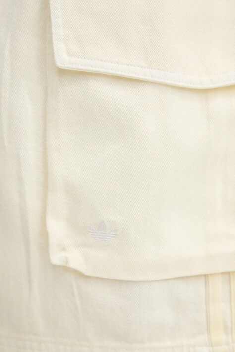 Бавовняні шорти adidas Originals Cargo Jorts — SS25-SZD0DG, бежевий — фото 5