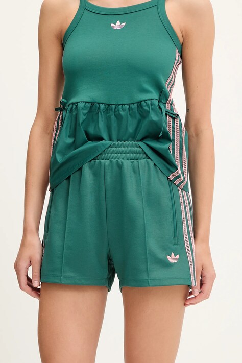 Σορτς adidas Originals Shorts χρώμα: τιρκουάζ, KC0682