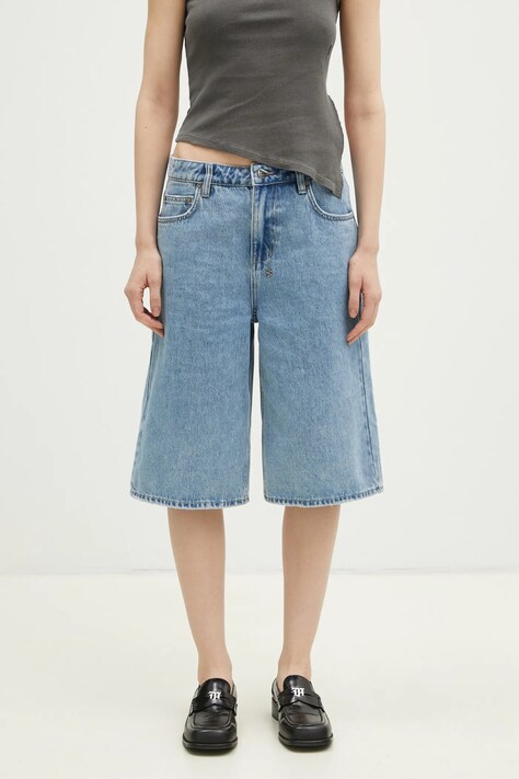 KSUBI pantaloncini di jeans Low Rider donna colore blu WPS24WA012