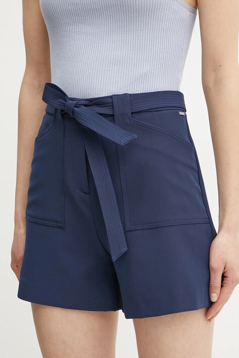 Guess pantaloncini VALENTINA donna colore blu navy  W5GD0I WH9Y2