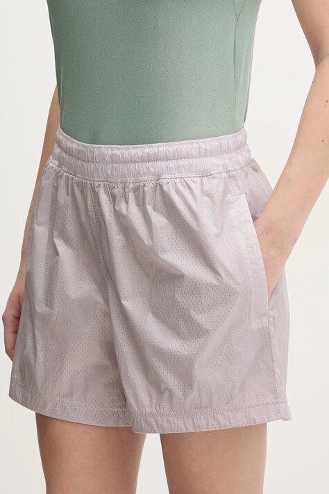 Tréninkové šortky Under Armour Rivan šedá barva, hladké, medium waist, 1389628