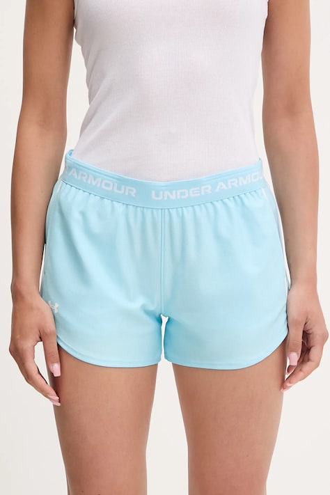 Under Armour pantaloni scurți de antrenament Tech Play cu imprimeu, medium waist, 1389882
