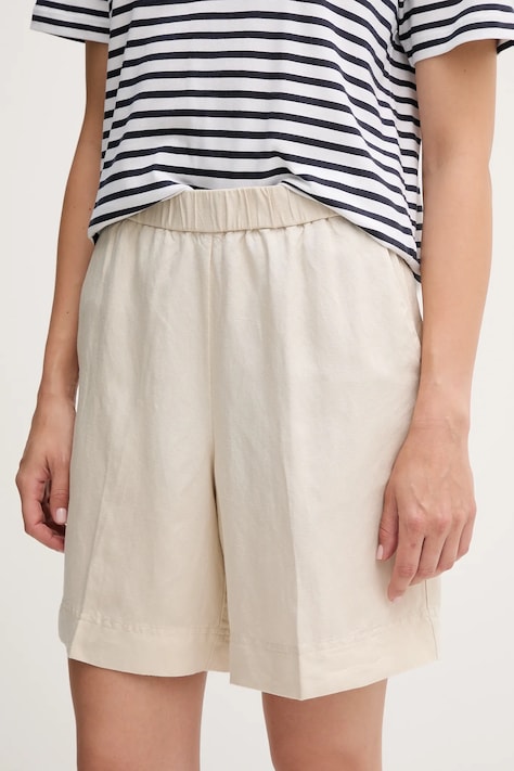 Gant pantaloncini in lino donna colore beige  4020116