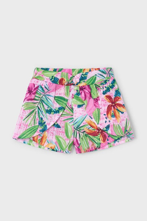 Mayoral pantaloni scurți din bumbac pentru copii culoarea violet, modelator, 3908