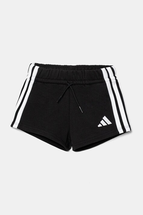 adidas pantaloni scurți copii culoarea negru, cu imprimeu, talie reglabila, JJ3386