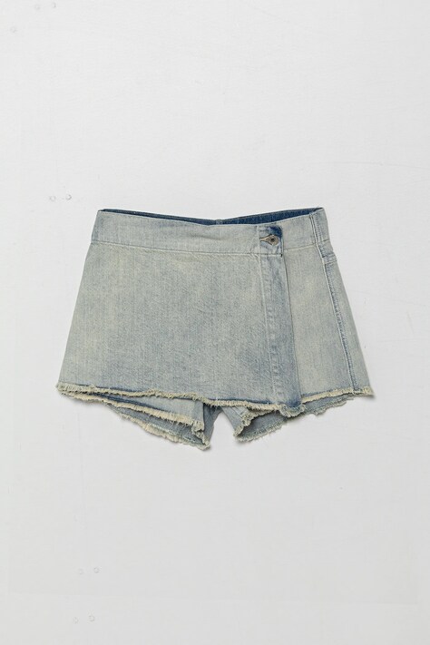Guess pantaloni scurți din denim pentru copii uni, J5GD08 D45E0