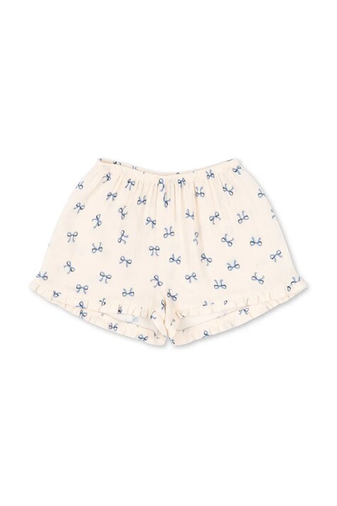 Kraťasy Konges Sløjd COCO SHORTS GOTS béžová barva, KS103206