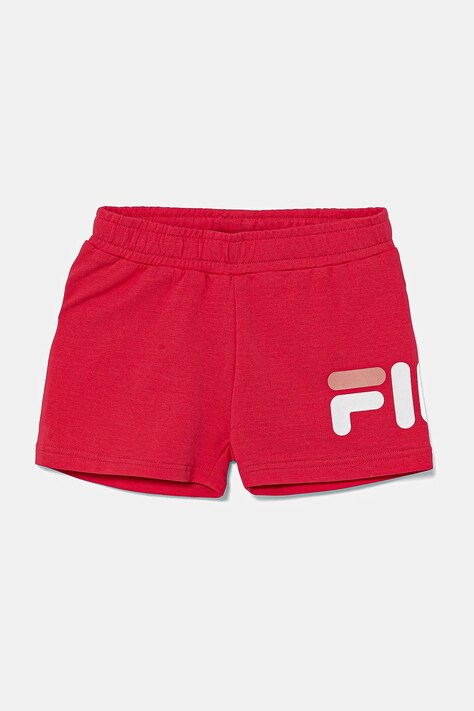 Fila pantaloni scurti copii BILICE culoarea roz, cu imprimeu, talie reglabila, FAK0417