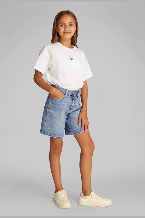Дитячі джинсові шорти Calvin Klein Jeans однотонні IG0IG02890