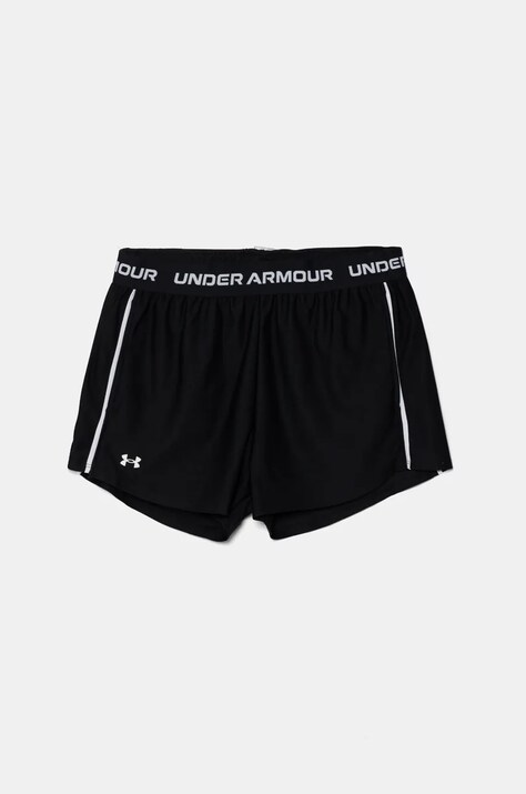 Dětské kraťasy Under Armour Tech Play Up Short černá barva, hladké, 1390075
