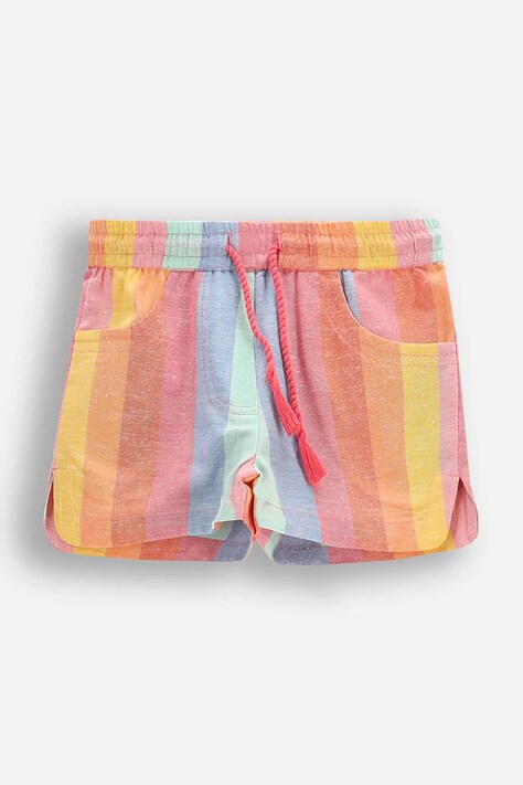 Coccodrillo pantaloni scurți cu imprimeu, talie reglabilă, TROPICAL STORY GIRL KIDS