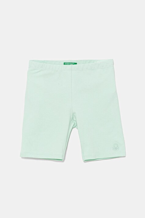 United Colors of Benetton gyerek rövidnadrág zöld, sima, 3MT1G900R