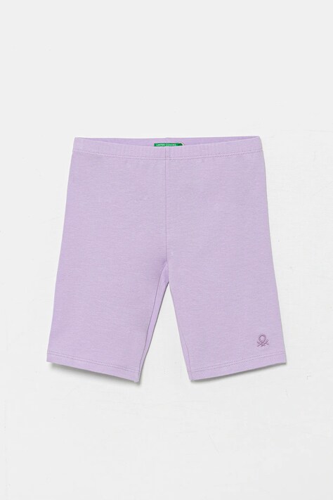 United Colors of Benetton pantaloni scurți copii culoarea violet, uni, 3MT1C901D