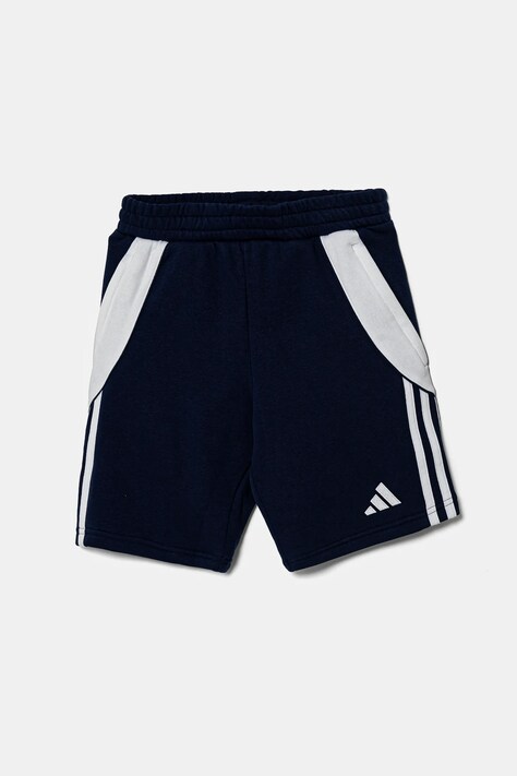adidas Performance pantaloni scurți copii culoarea bleumarin, cu imprimeu, IS1004