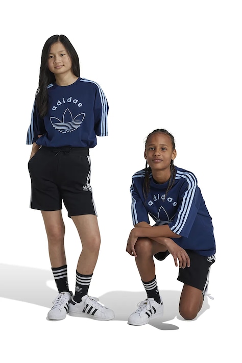 Παιδικό σορτς adidas Originals χρώμα: μαύρο, IY7481