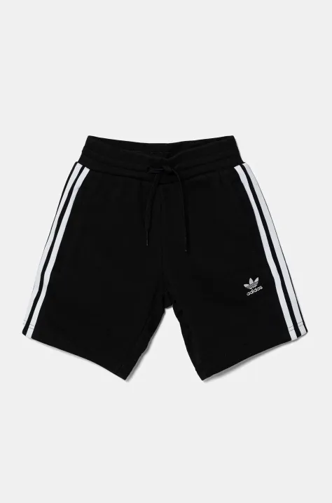 adidas Originals pantaloni scurți copii culoarea negru, cu imprimeu, talie reglabila, IY7481